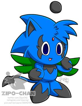 Zipo the Chao Art of my chao OC: Zipo the Chao